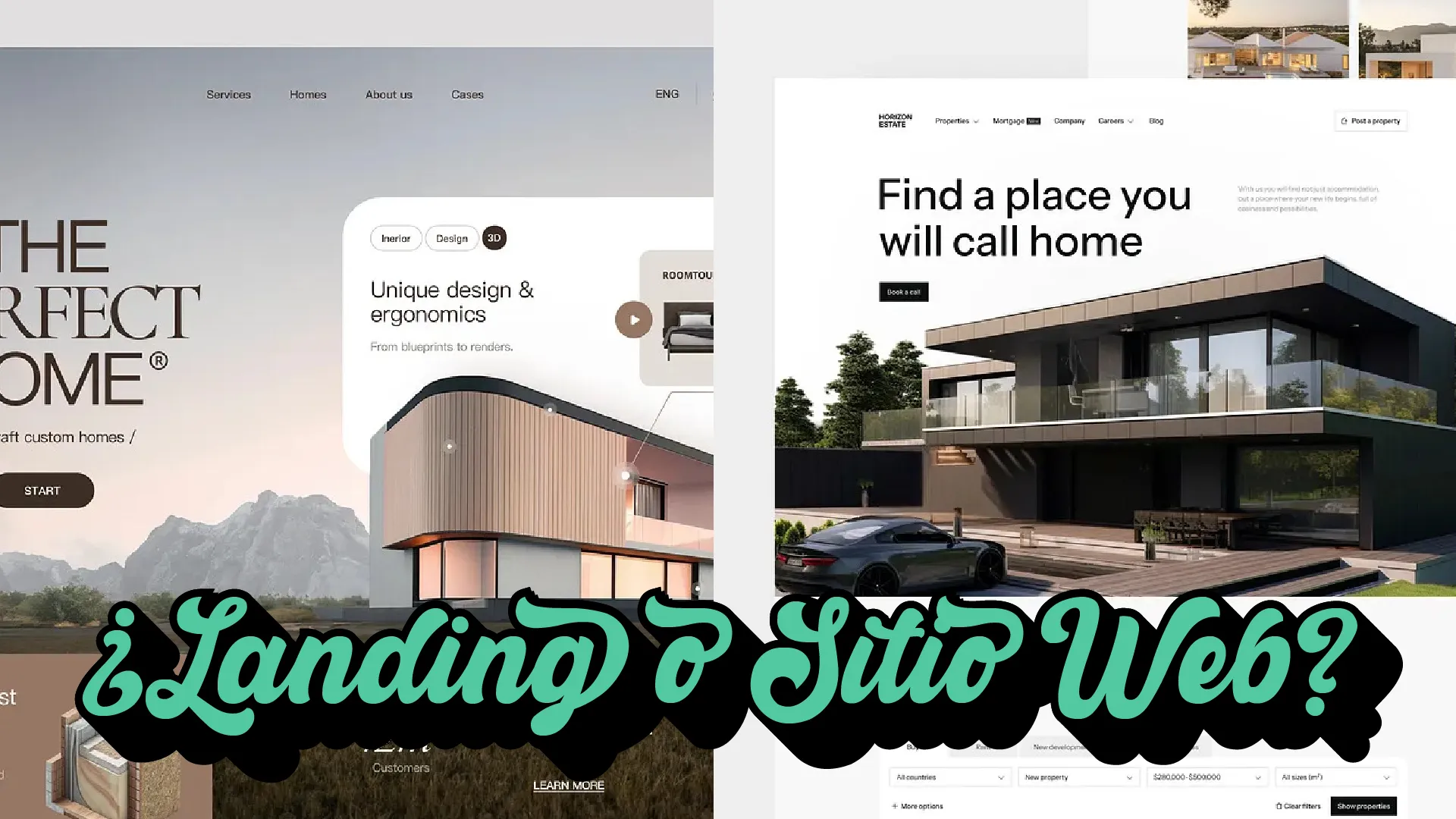 Landing page vs sitio web: guía práctica para elegir